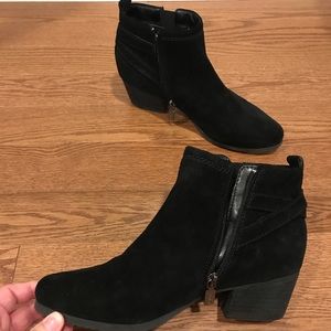 Blondo Black Suede Waterproof Booties